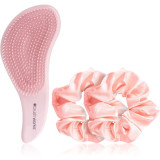 Brushworks Detangling Brush and Scrunchie Set set (pentru păr)