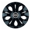 Set 4 Capace Roti Top Negru R15, Compatibil Cu Kia, Autohelix MSA