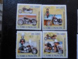 Guineea -Transport,motociclete,-serie completa,nestampilate MNH, Nestampilat