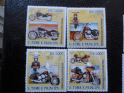 Guineea -Transport,motociclete,-serie completa,nestampilate MNH foto