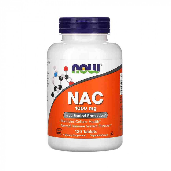 Supliment alimentar N-Acetyl Cysteine (NAC) 1000mg 120 tabs