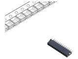 Conector PCB-PCB tată 12 pini 2,54mm SMT 18A