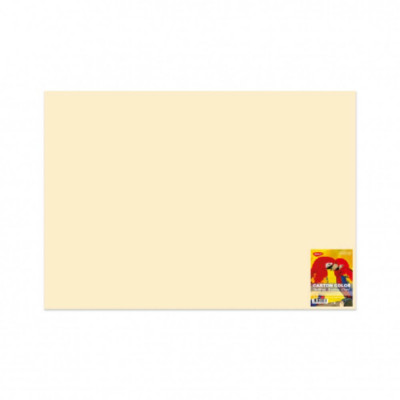 Hartie Cartonata DACO, 10 Coli/Top, 70x100 cm, 270 g/m&amp;sup2;, Crem, Hartii Cartonate Crem, Hartie Carton Colorat, Hartie Cartonata Crem, Hartie Crem 70x100 foto