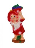 Cumpara ieftin Statueta Decorativa Pitic Rosu 50 cm Rasina - Cadou Aniversare, Aspect Vintage