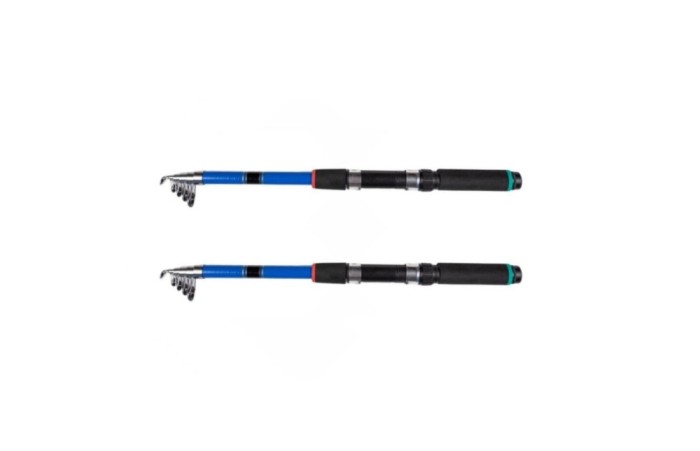 Set 2 lansete telescopice putere aruncare 80/120g