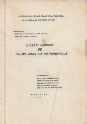 Kuzman-Anton, R. s. a. - LUCRARI PRACTICE DE CHIMIE ANALITICA INSTRUMENTALA foto