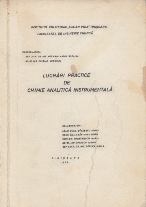 Kuzman-Anton, R. s. a. - LUCRARI PRACTICE DE CHIMIE ANALITICA INSTRUMENTALA