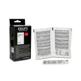 Cumpara ieftin Kit 2 pliculete cu tester duritate apa decalcifiant espressor Krups F054