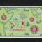 Seychelles 1971-Harta care arata locatia Seychelles,colita dantelata,MNH,Mi.Bl.2