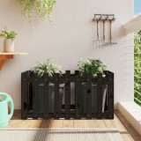 vidaXL Pat &icirc;nălțat grădină design gard 100x50x50 cm lemn de pin tratat