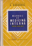 Sub redactia lui C. Borundel - Manual de Medicina Interna pentru cadre medii