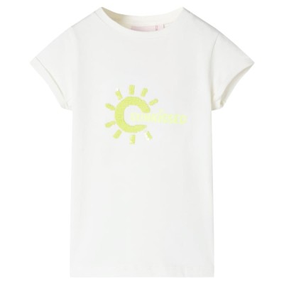 Tricou pentru copii, ecru, 92 11179 foto