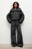 Answear.LAB geaca culoarea negru, de iarna, oversize