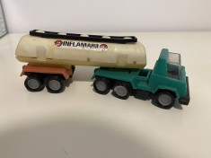 Jucarie romaneasca comunista CAMION CISTERNA TIR FAUR