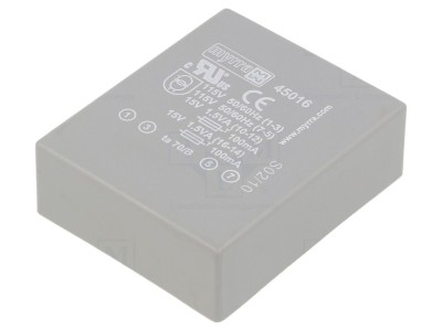 Transformator &amp;icirc;ncapsulat 3VA 15V 0,1A foto