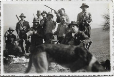 C139 Vanatori cu arme Nima judetul Cluj 1936 foto