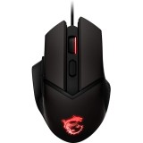 Mouse Gaming Clutch GM20 Elite, Wireless, 6400 DPI, RGB, Black, Msi