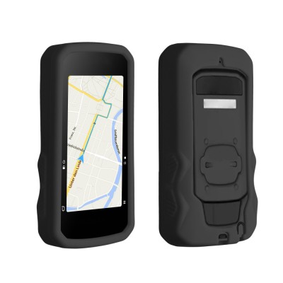 Husa de protectie pentru GPS Bryton Rider 750, Kwmobile, Negru, Silicon, 54125.01 foto
