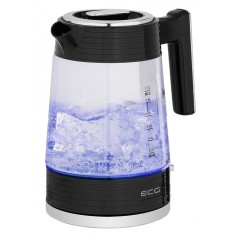 Fierbator electric ECG RK 1750 Stripe, 2200 W, 1.7 litri, sticla borosilicata,