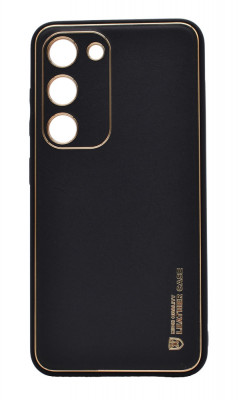 Husa eleganta din piele ecologica pentru Samsung Galaxy A54, Negru foto