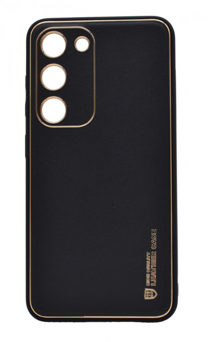Husa eleganta din piele ecologica pentru Samsung Galaxy A54, Negru