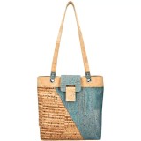 Cumpara ieftin Geanta de umar din pluta Natural Blue