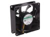 Ventilator axial DC 12V 80x80x25mm 55.77m3/h 28dBA