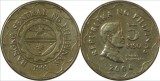Filipine 2001 - 5 piso, circulata