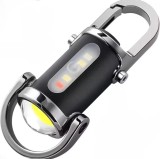 Lanterna LED COB EDC portabila, 800LM, 7 moduri iluminare, IPX6, reincarcabila, mini breloc multifunctional, camping, drumetii
