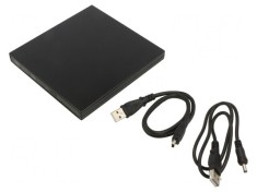 Unitate optică externă DVD USB neagră