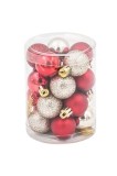 Set 20 Globuri de copac, Multicolore, 3 cm
