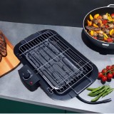 Gratar electric cu grill barbeque Mar France, 2000 W + Cadou Baza Anti Aderenta pentru Copt BBQ