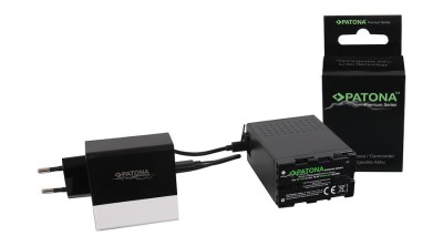 Sony BP-U68 BP-U65 BP-U60 6900mAh incl. D-Tap și porturi USB cu acumulator PD-Charger USB-C/USB suplimentar - Patona Premium foto