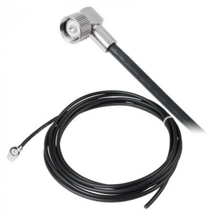 Cablu prelungitor pentru statie CB LC27, 3.6 m, Negru