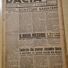 dacia 18 aprilie 1942-art. basarabia,maresalul antonescu in jud orhei si balti