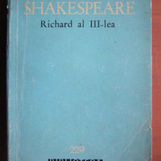 Shakespeare - Richard al III-lea trad. Ion Barbu