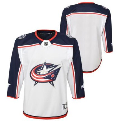 Columbus Blue Jackets tricou de hochei pentru copii Premier White Away - S/M foto
