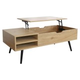 Cumpara ieftin Masa MDF stejar Aralyn 110x50x40 cm