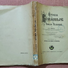 Istoria Romanilor din Dacia Traiana, Vol. V. Editia III-a 1927 - A. D. Xenopol