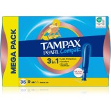 Tampax Pearl Compak Regular tampoane cu aplicator 36 buc