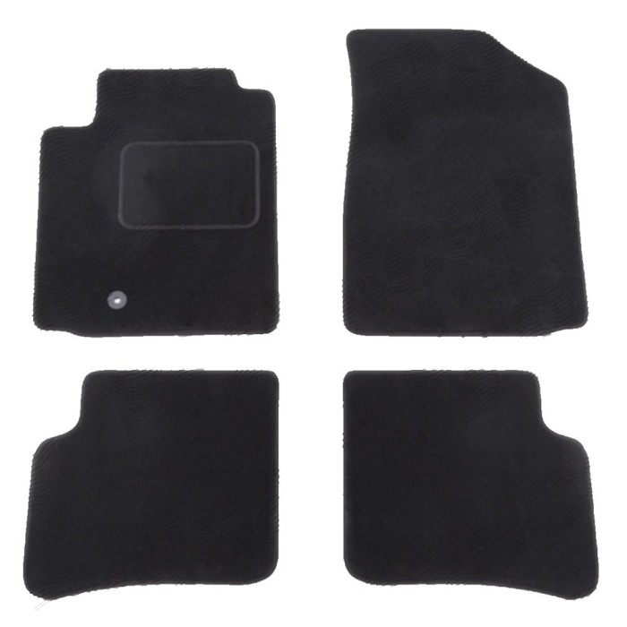 Set covorase auto mocheta Velor TOYOTA YARIS (XP10), 04.1999-01.2006, negru,