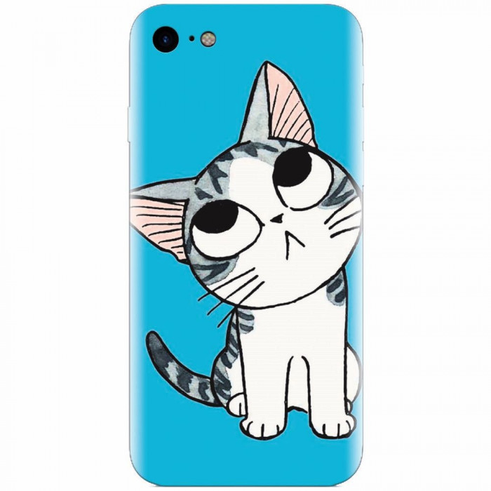 Husa silicon pentru Apple Iphone 5c, Cat Lovely Cartoon