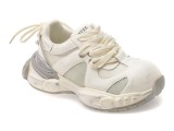 Cumpara ieftin Pantofi sport GRYXX albi, 2063, din material textil si piele naturala