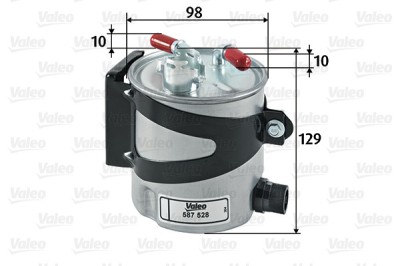 VALEO 587528 filtru combustibil foto