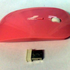 MOUSE OPTIC WIRELESS tip Ergo roz foto