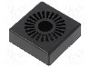 Carcasa ABS, 44mmx44mmx15mm, MASZCZYK - KM-99B/BK