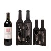 Set Cadou Accesorii Vin, Model Sticla, Tirbuson, Dop, Inel Antiguturare, Decantor, Taietor Sigiliu, Elegant, Barbati/Femei, Craciun, Aniversare