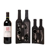 Set Cadou Accesorii Vin, Model Sticla, Tirbuson, Dop, Inel Antiguturare, Decantor, Taietor Sigiliu, Elegant, Barbati/Femei, Craciun, Aniversare
