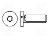Surub M6, otel, 12mm, cap rotund, BOSSARD, 1415662