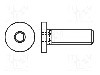 Surub M6, otel, 12mm, cap rotund, BOSSARD, 1415662